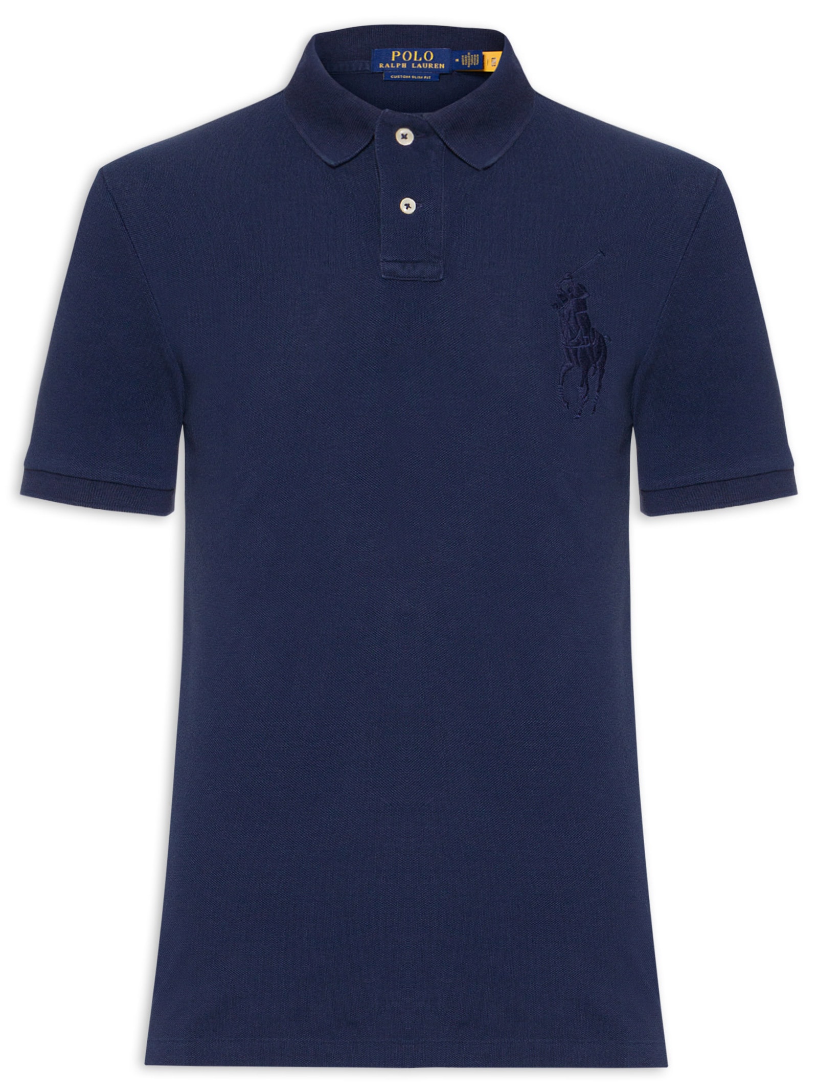 t*o様 Polo Ralph Lauren Big Pony Polo No. Polo Masculina Custom Slim Fit Big Pony - Azul - Polo Ralph Lauren