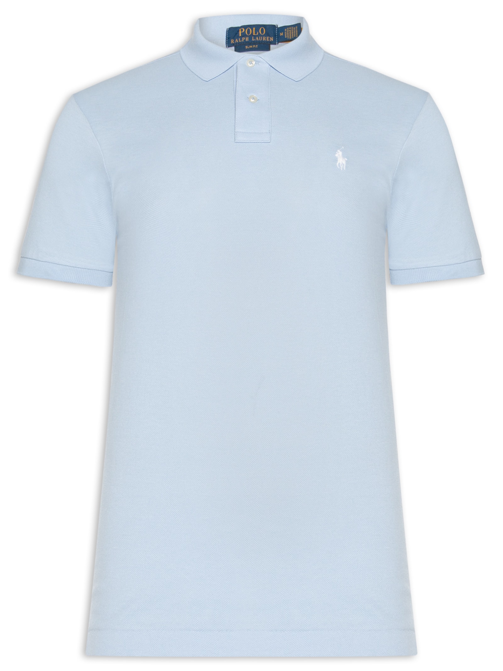 Polo Masculina Custom Slim Fit Knit Mesh - Azul - Polo Ralph Lauren