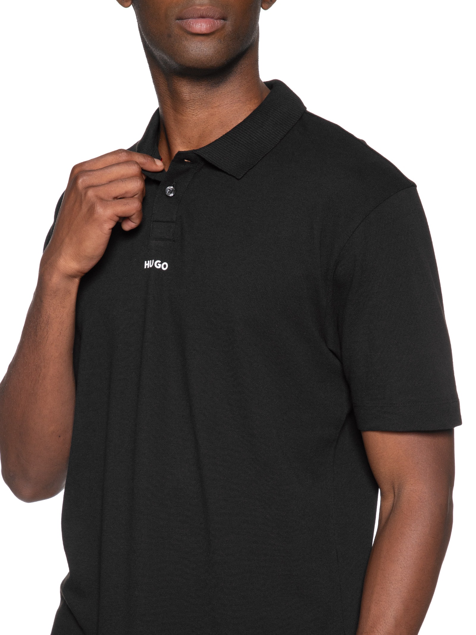 Hugo - Polo Masculina Dangula - Preto