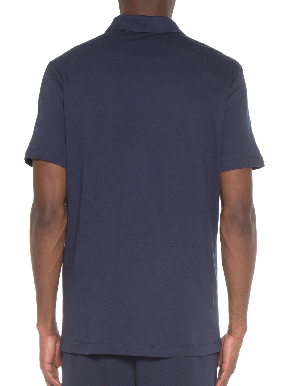 Polo Masculina De Malha Azul Armani Exchange