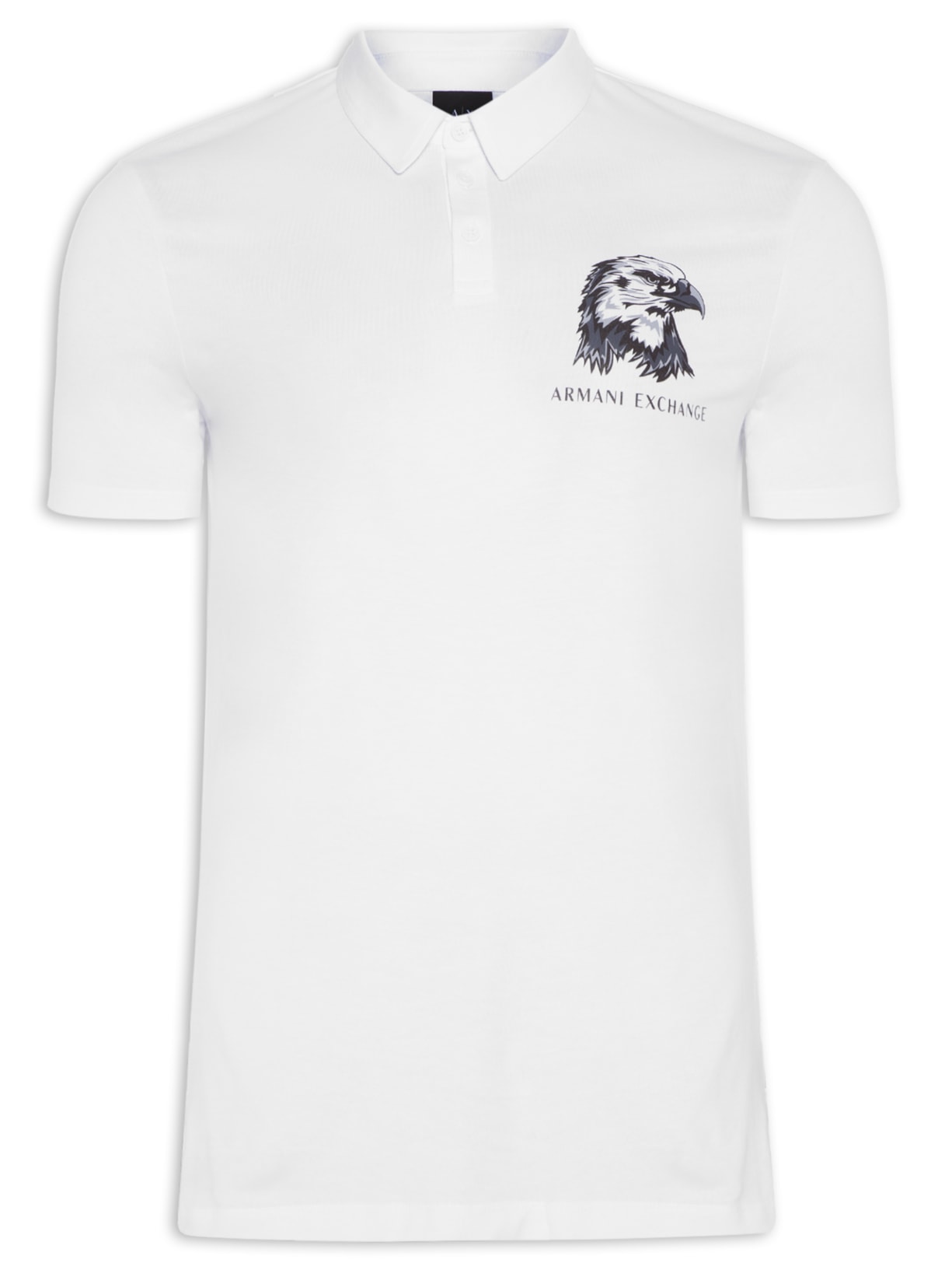 Polo Masculina De Malha Gavião - Branco