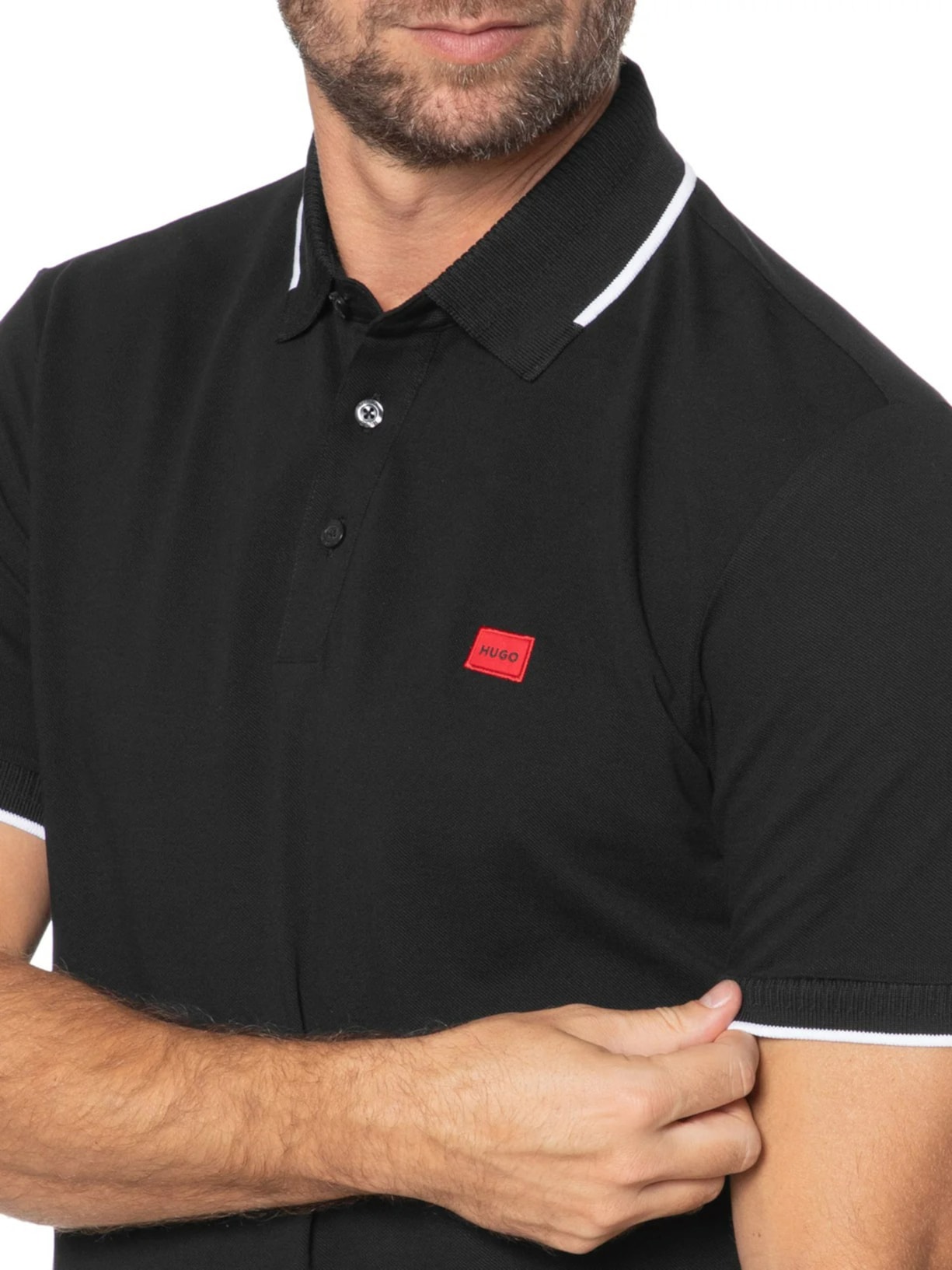 Polo Masculina Deresino232 Preto Hugo