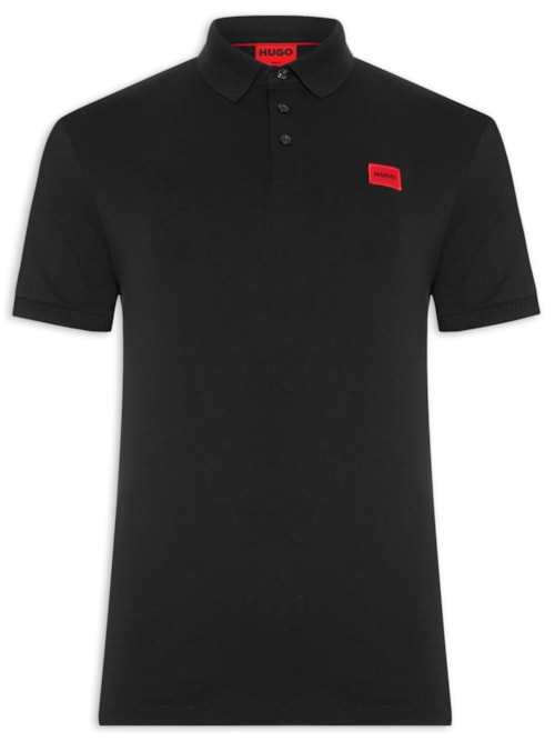 Polo Masculina Dereso - Preto