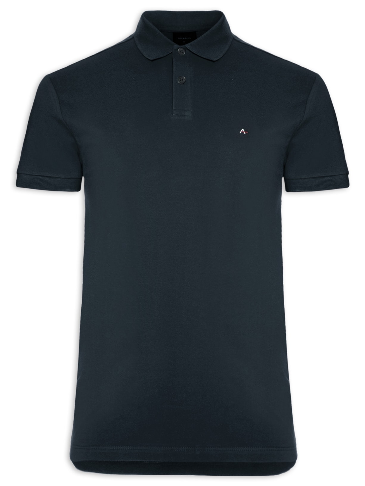 Polo Masculina Detalhe Interno - Azul