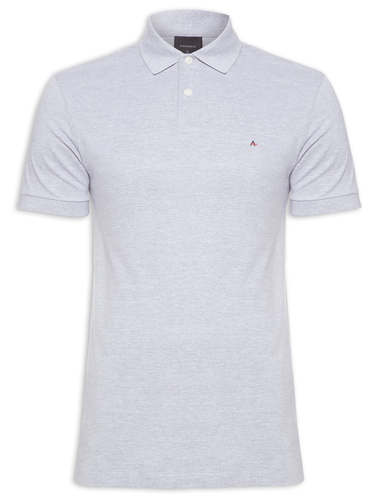 Polo Masculina Detalhe Interno - Cinza