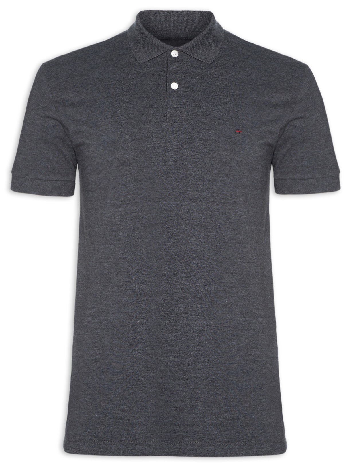 Polo Masculina Detalhe Interno (PA) - Cinza