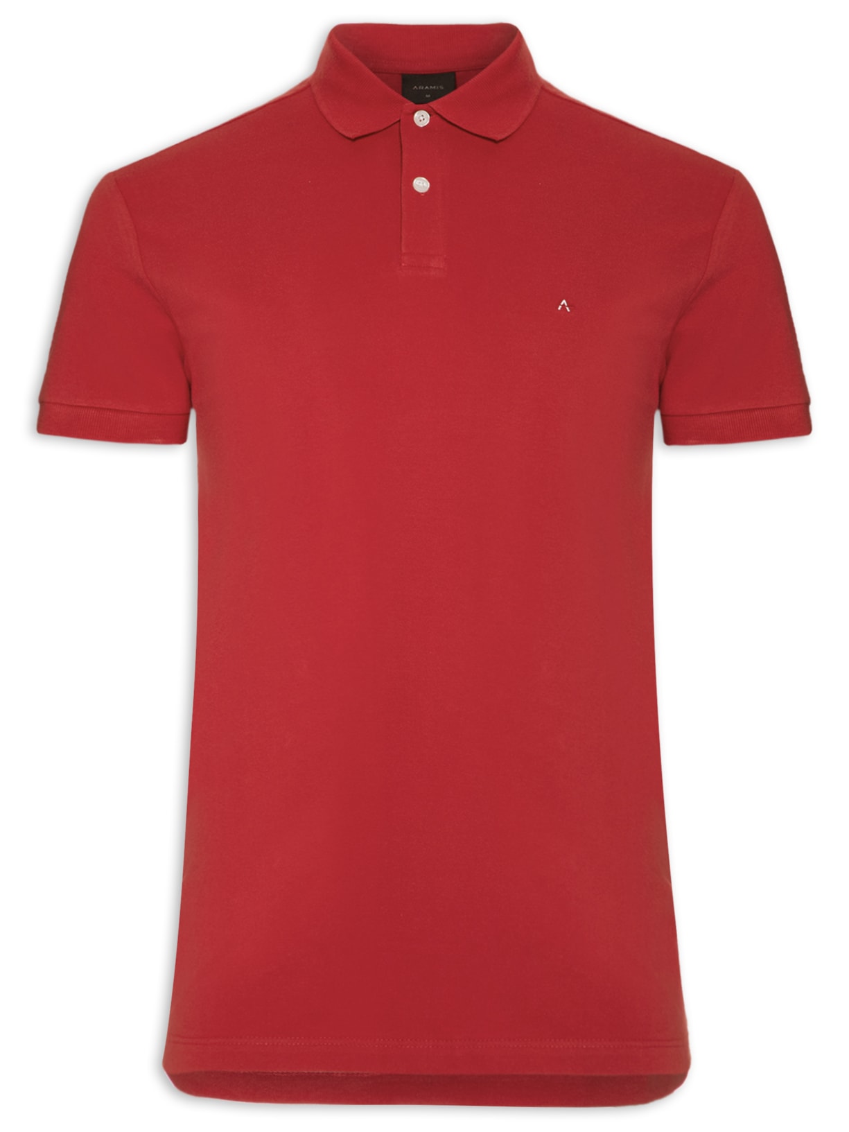 Polo Masculina Detalhe Interno - Vermelho