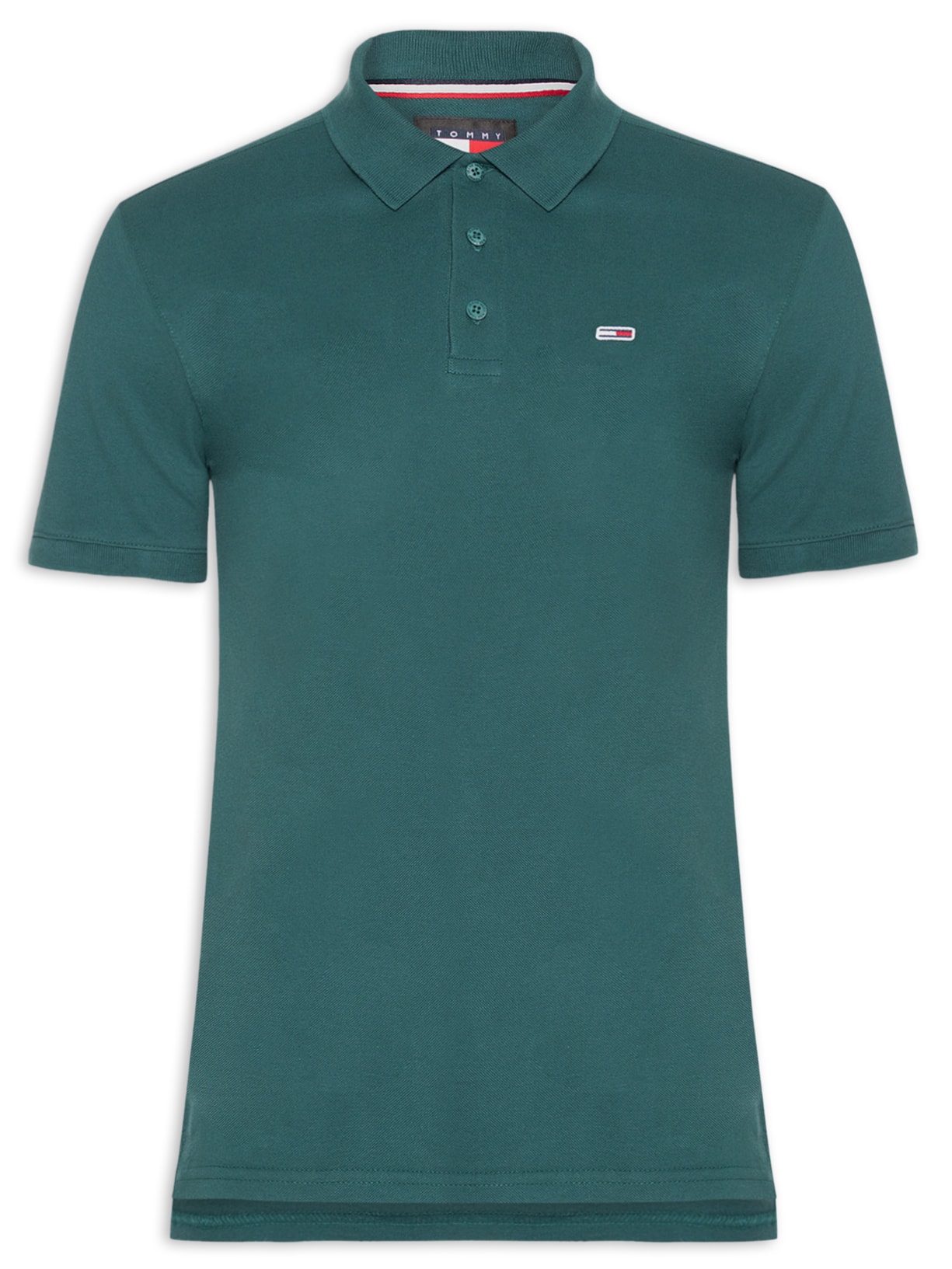Polo Masculina Detalhe Vista Regular Fit - Verde