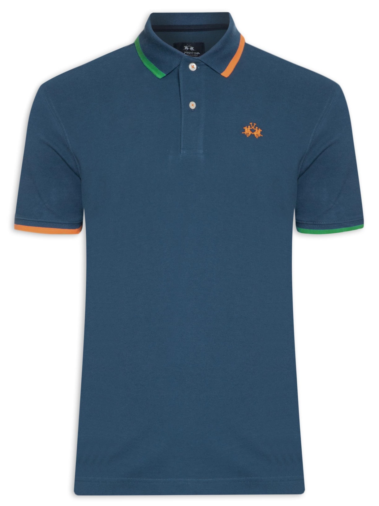 Polo Masculina Diferenciada Romeo - Azul