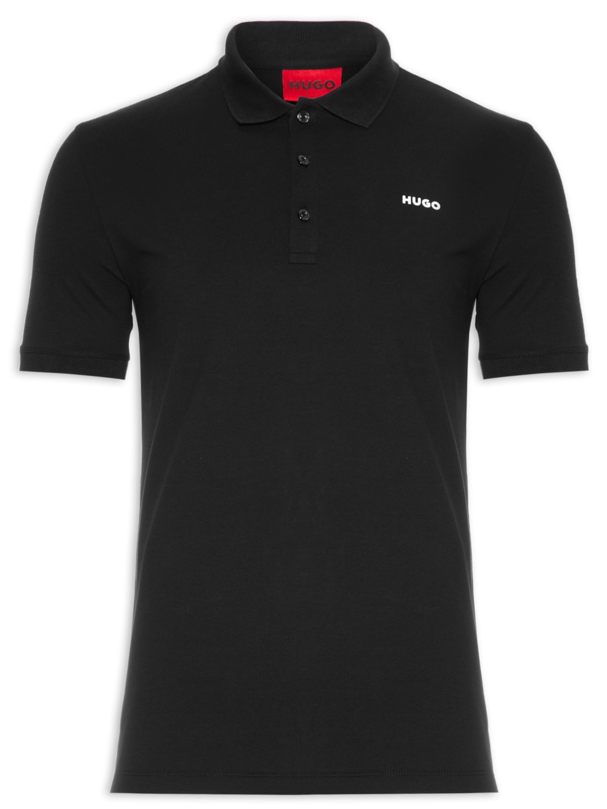Polo Masculina Dinos Preto Hugo