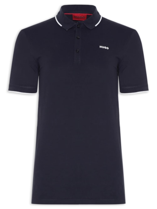Polo Masculina Dinoso - Azul