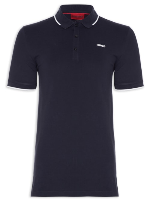 Polo Masculina Dinoso - Azul