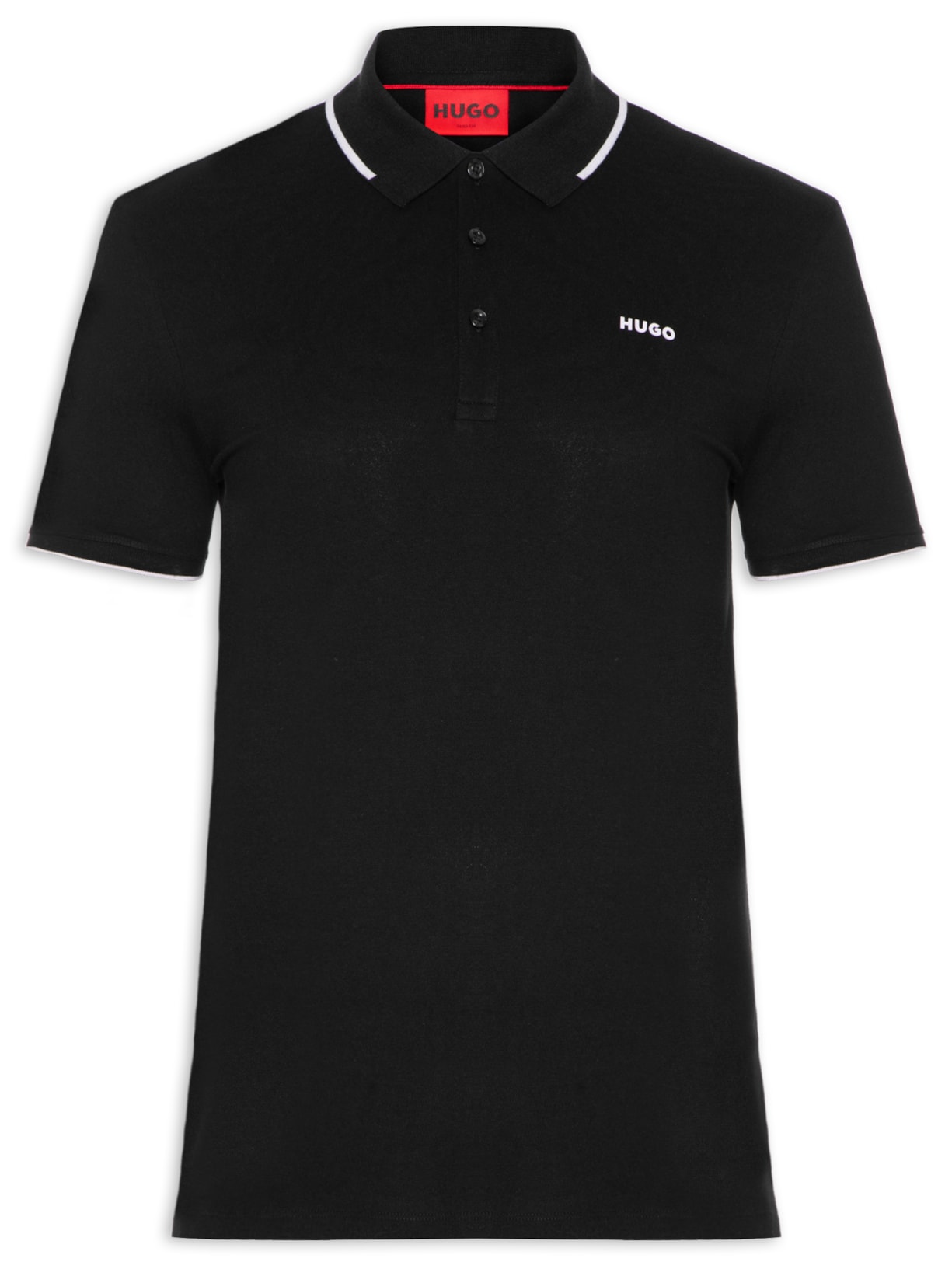 Polo Masculina Dinoso - Preto
