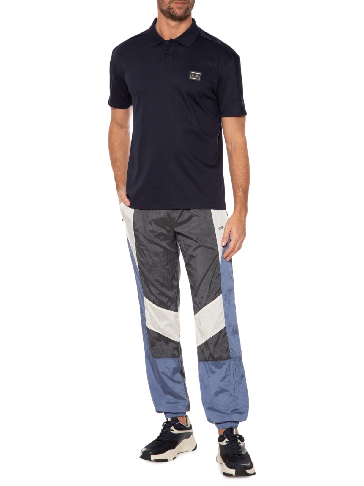 Polo Masculina Domerape Azul Hugo