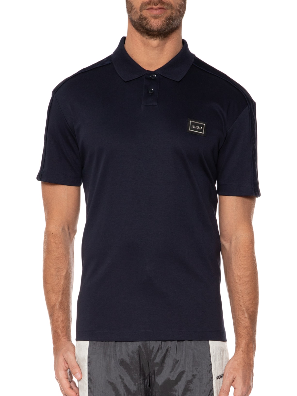 Polo Masculina Domerape Azul Hugo