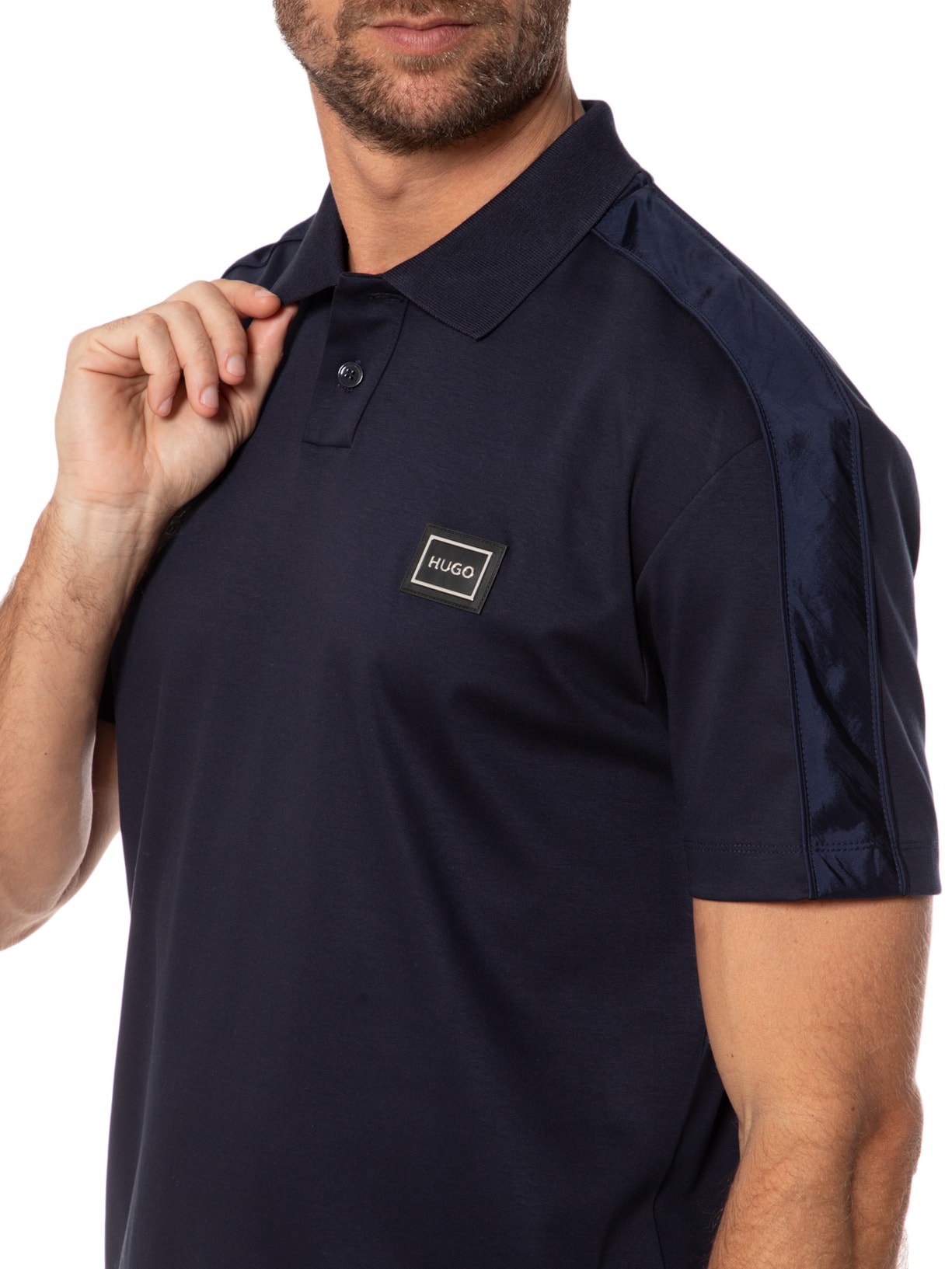 Polo Masculina Domerape Azul Hugo