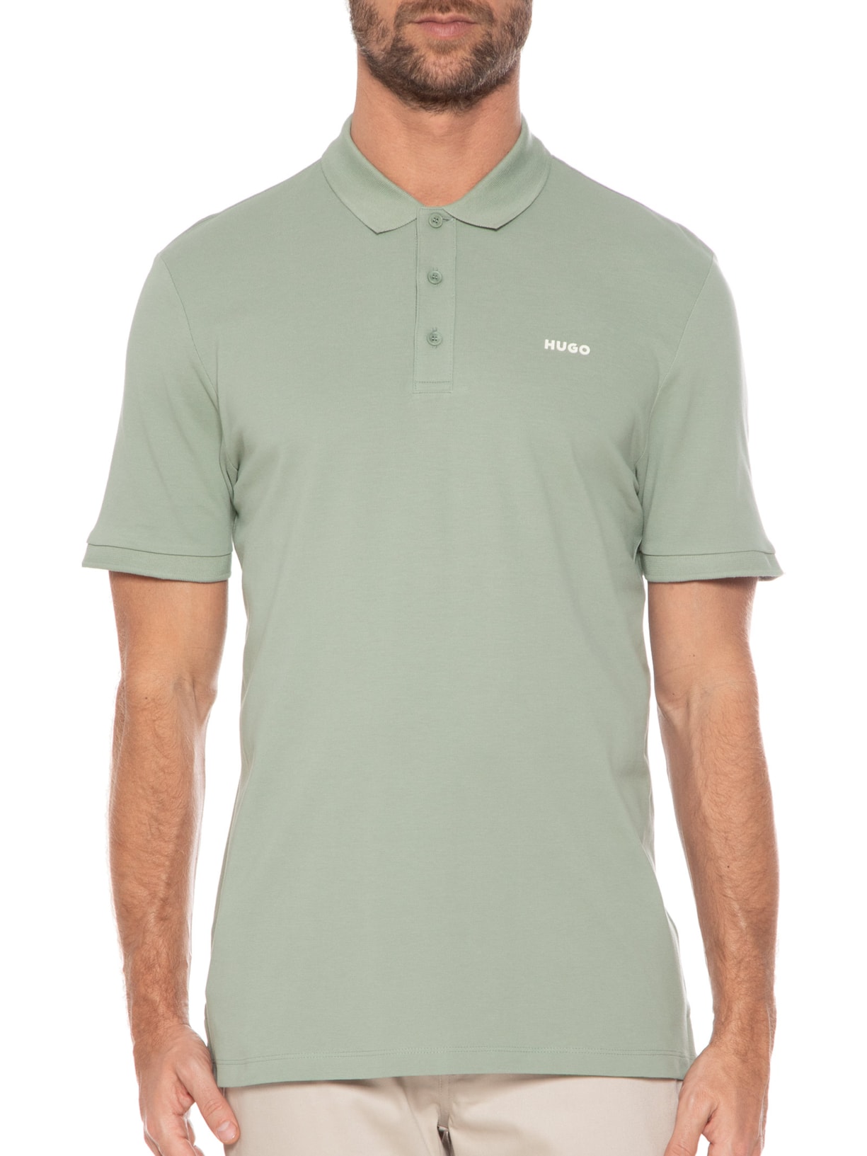 Polo Masculina Donos222 Verde Hugo
