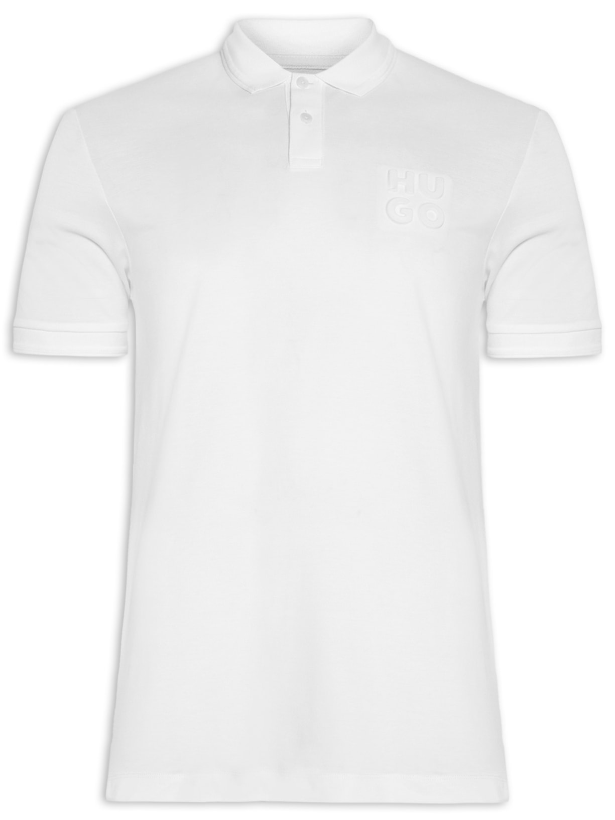 Polo Masculina Drouts - Branco