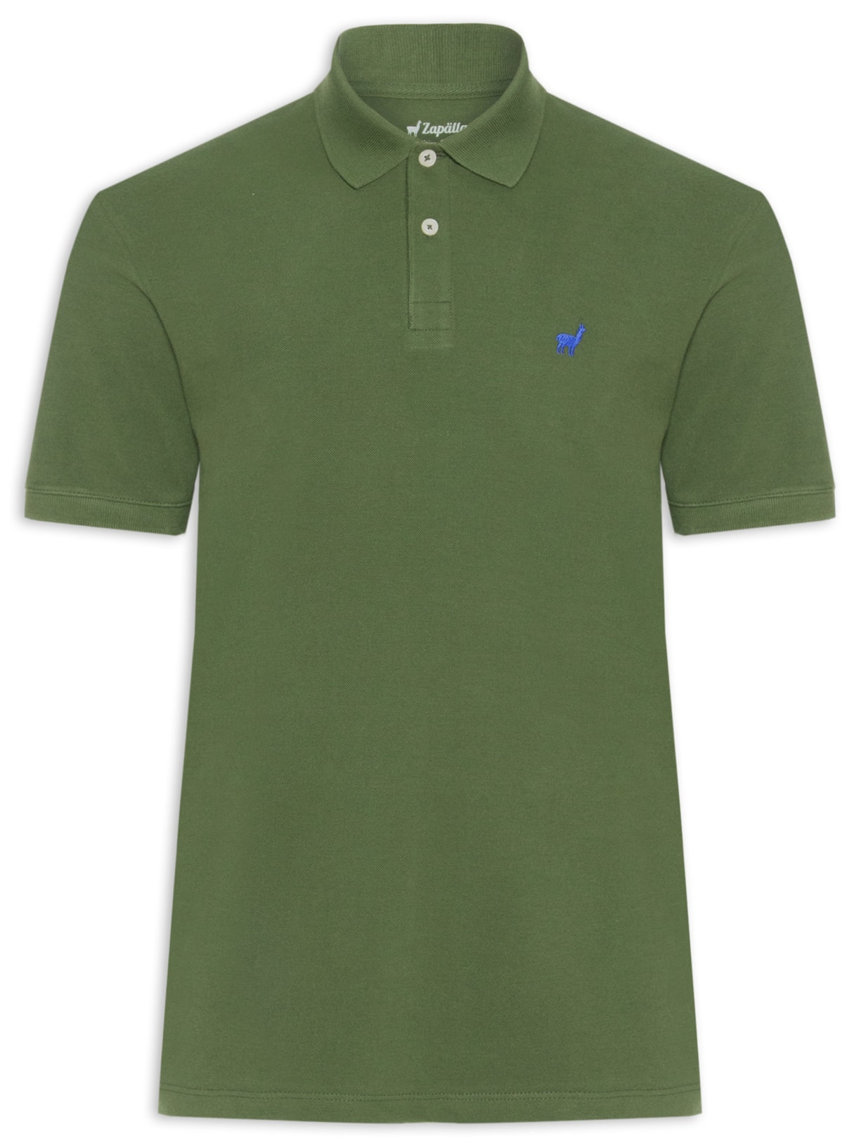 Polo Masculina Em Malha Piquet - Verde