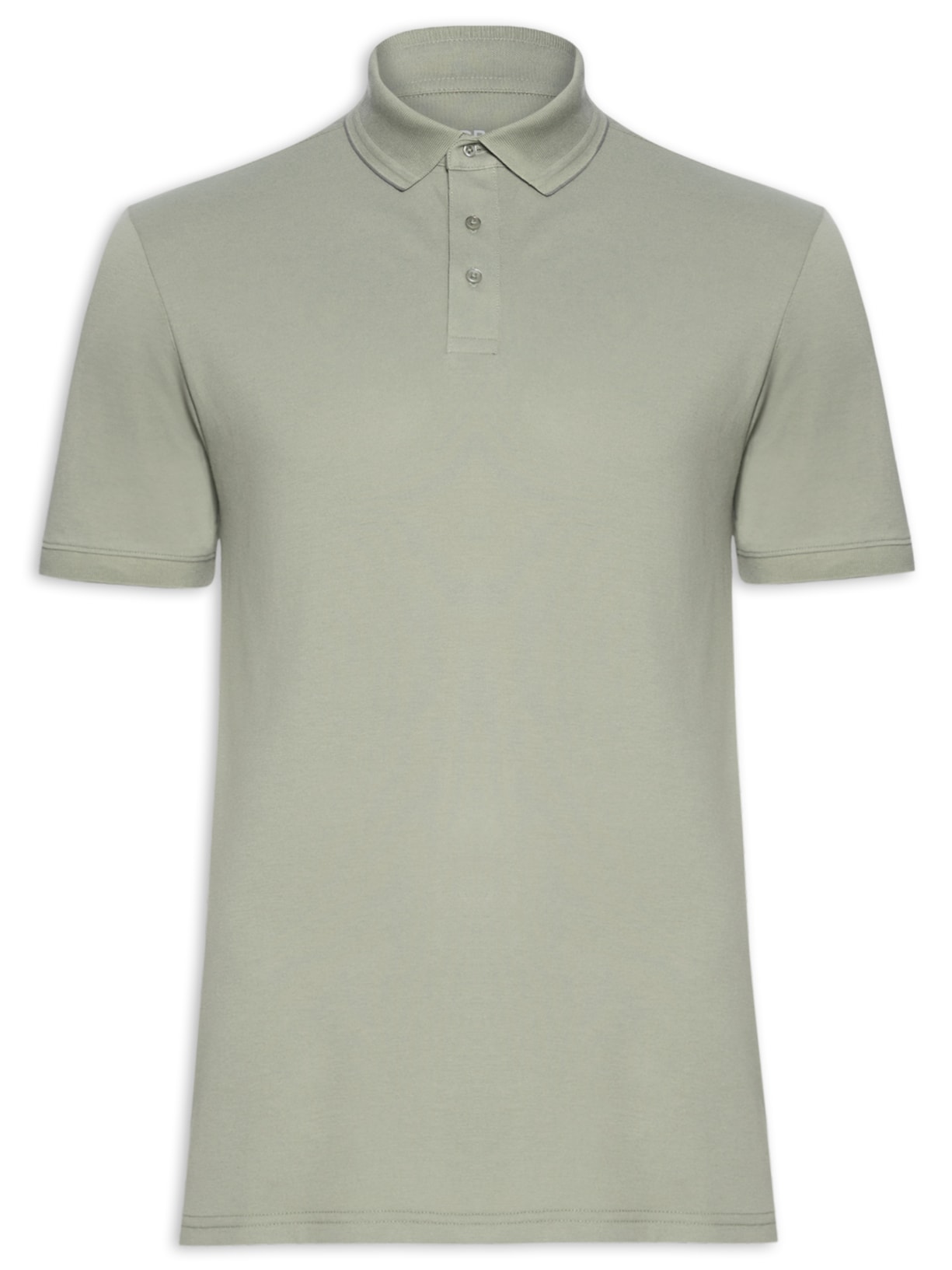 Polo Masculina Em Piquet Flex - Verde