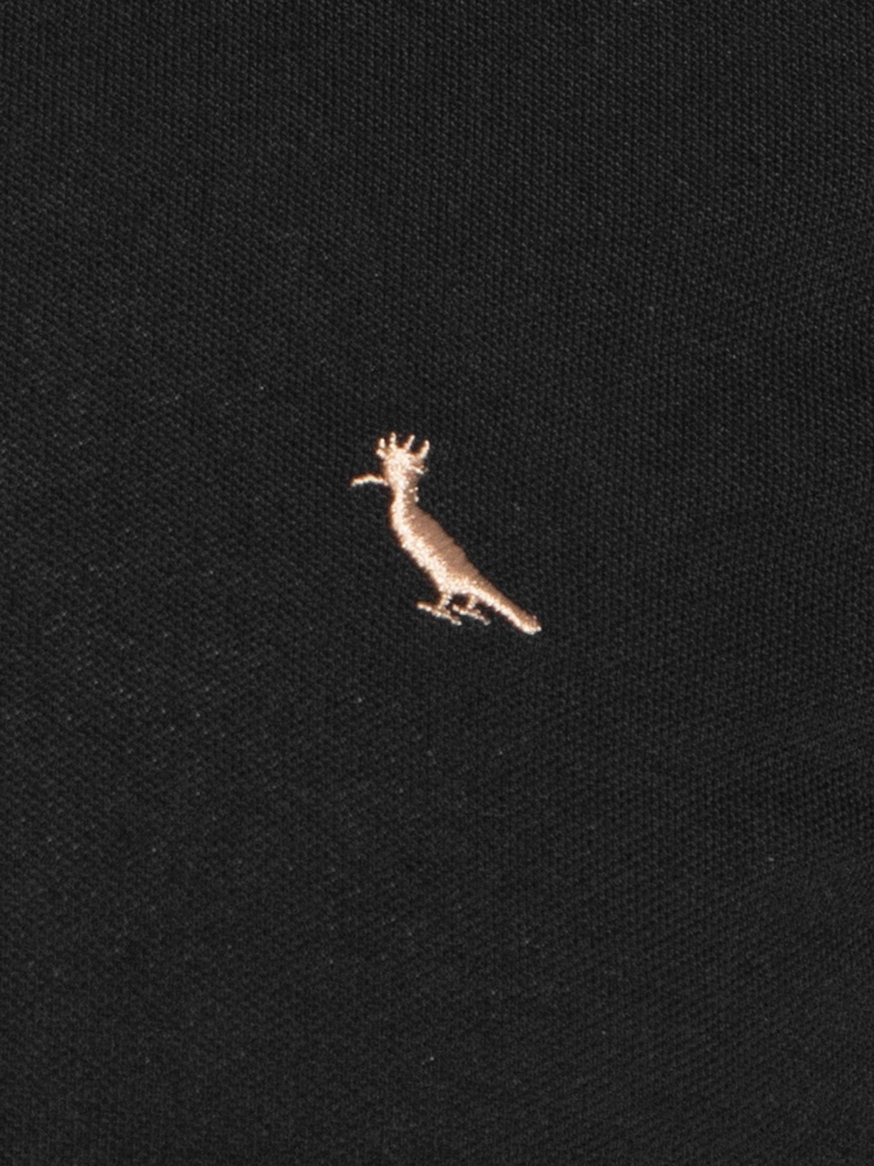 Polo Masculina Enxuto Friso Único Preto Reserva