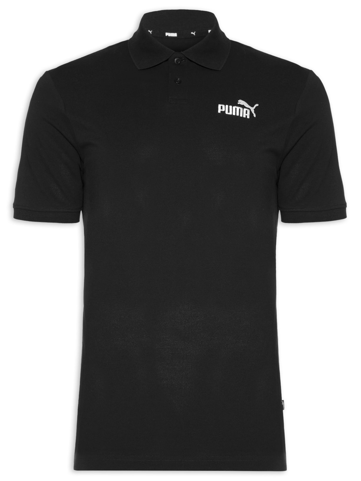 Polo Masculina Ess Piquet Preto Puma