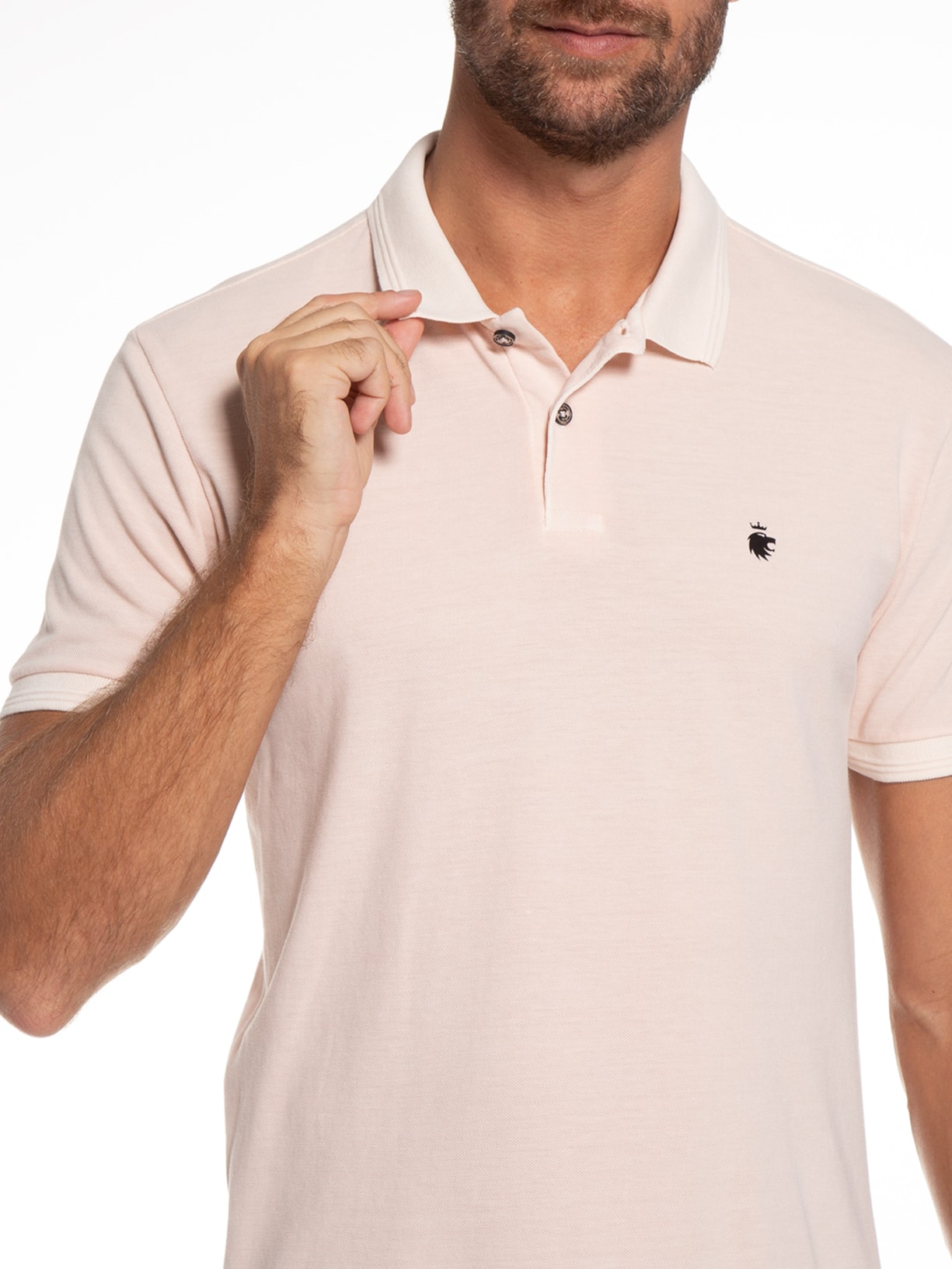 Polo Masculina Essential Stone Rosa Von Der Volke