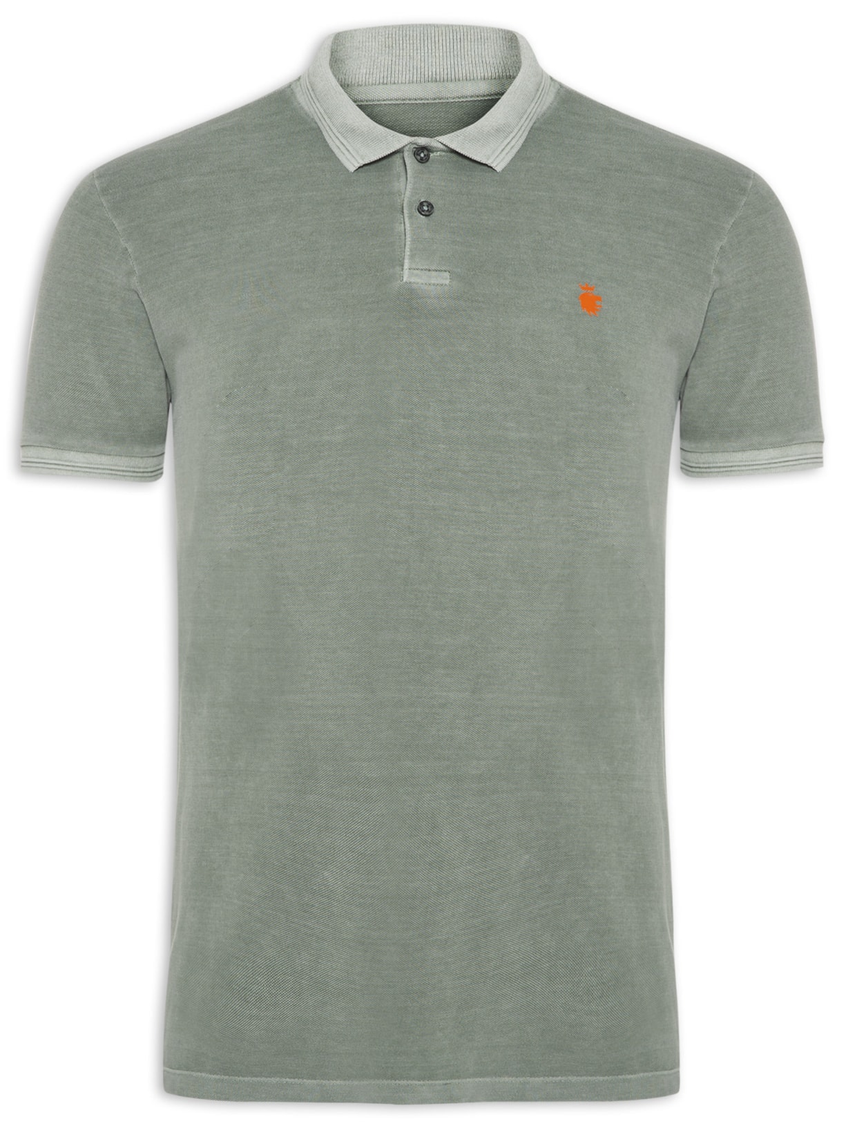 Polo Masculina Essential Stone - Verde