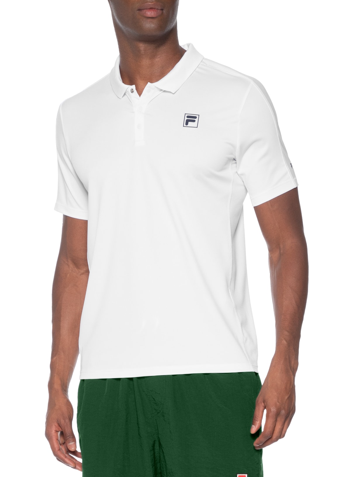 Polo Masculina Fila Tennis Line III Branco Fila