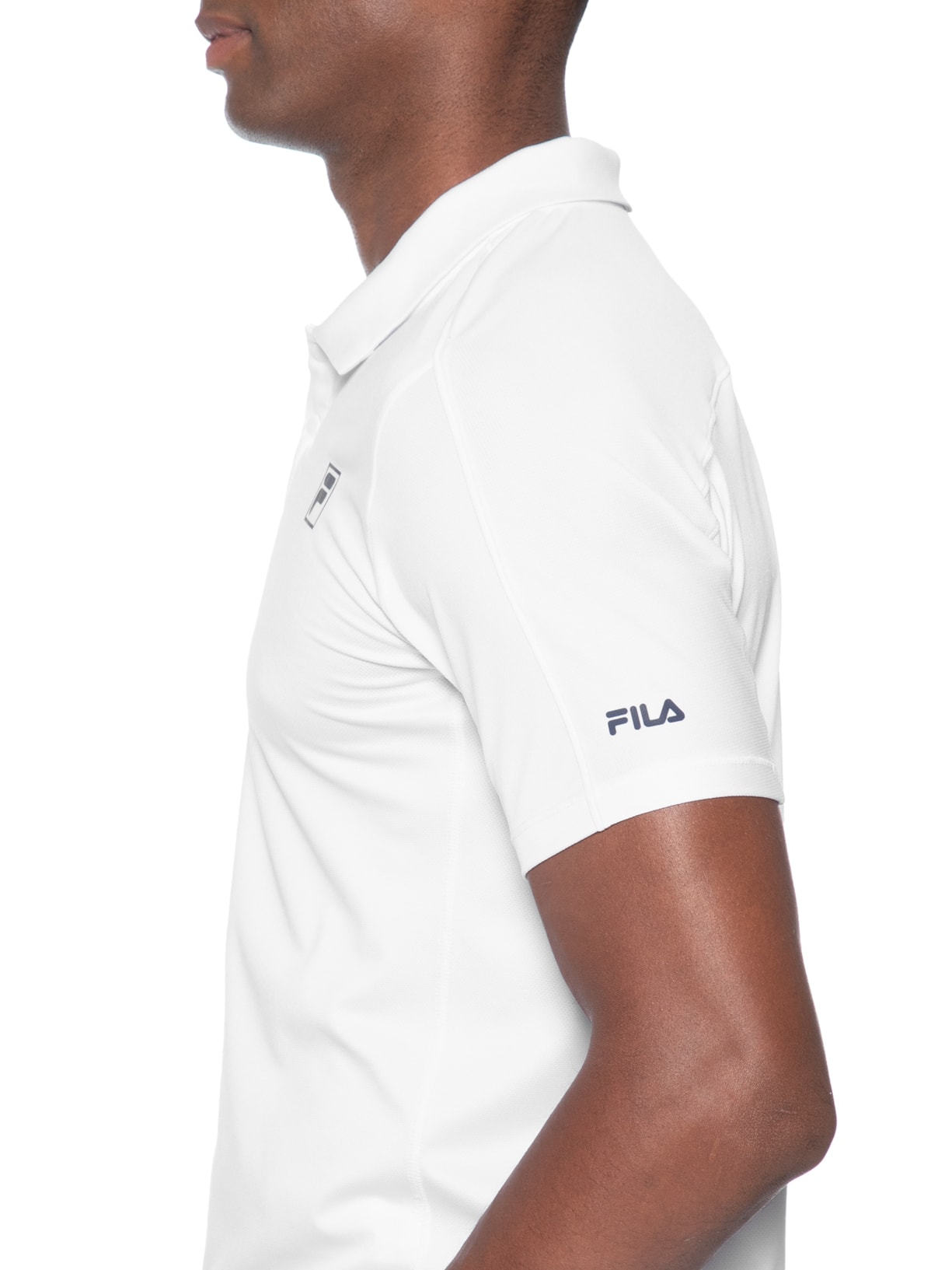 Polo Masculina Fila Tennis Line III Branco Fila