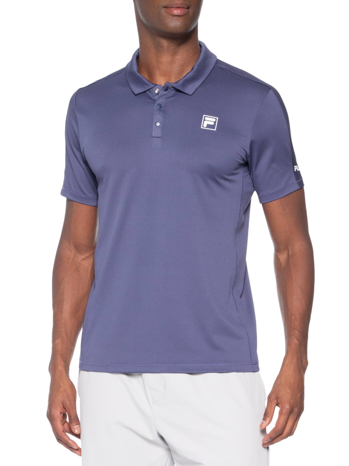 Polo Masculina Fila Tennis Line III – Azul Fila