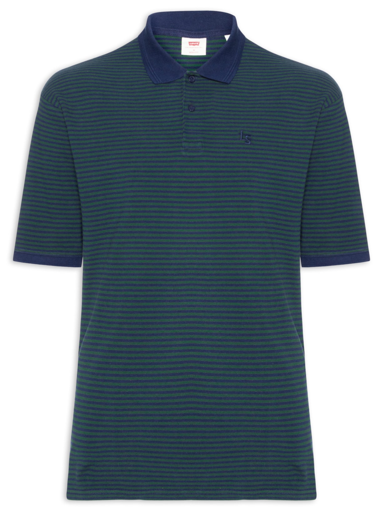 Polo Masculina Finn Boxy - Verde