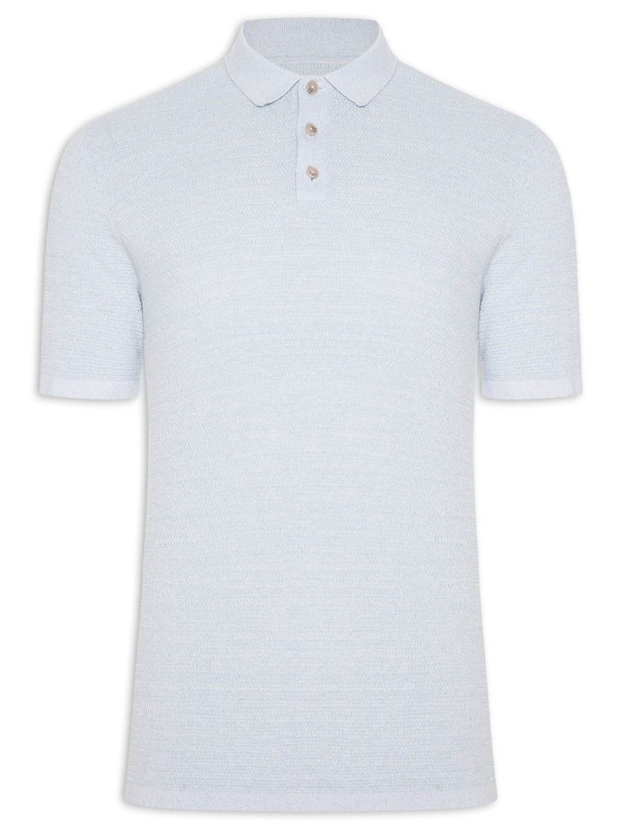 Polo Masculina George Algodão Orgânico Azul Jack & Jones