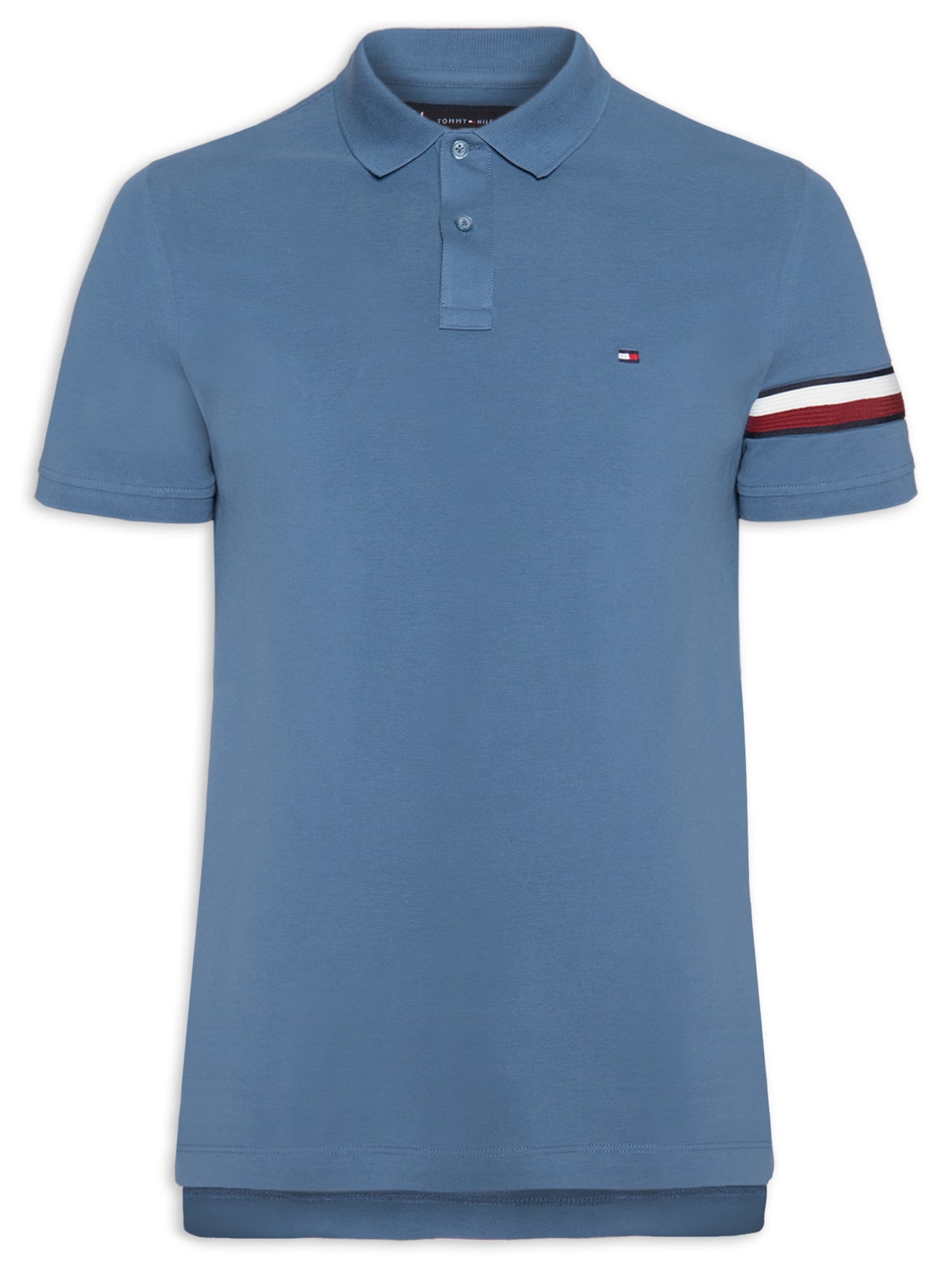 Polo Masculina Global Stp Placement - Azul