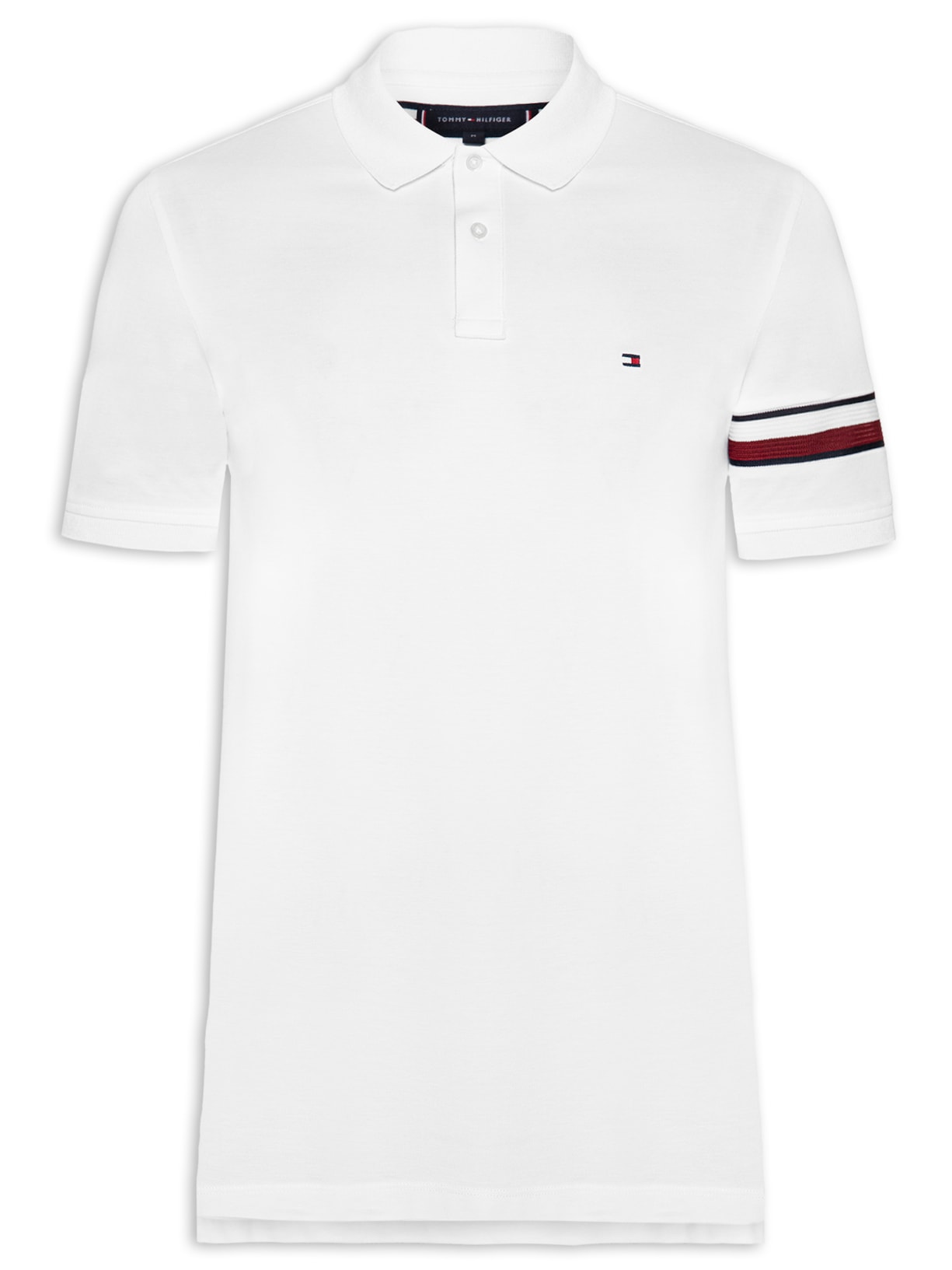 Polo Masculina Global Stp Placement - Off White