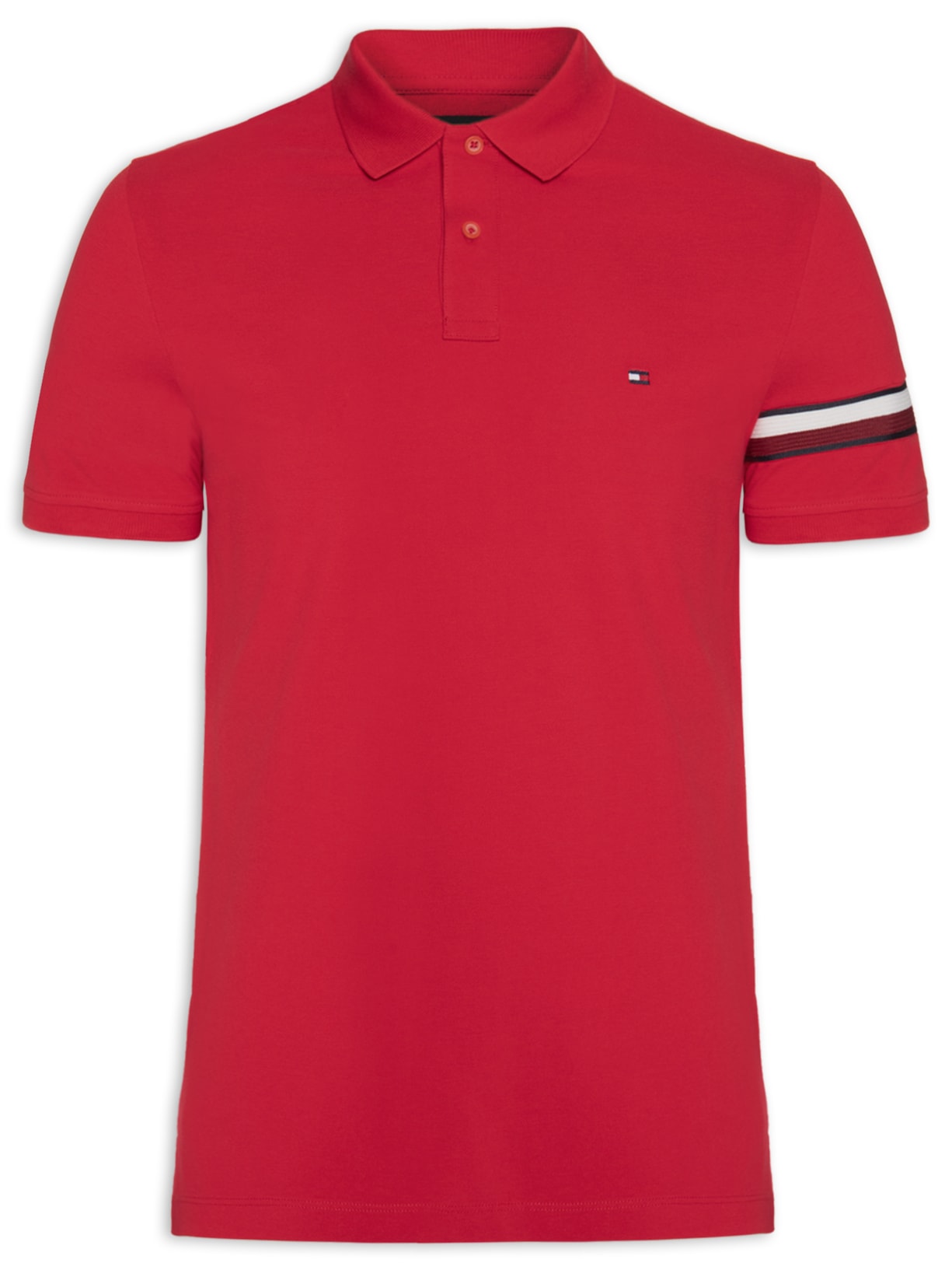 Polo Masculina Global Stp Placement - Vermelho
