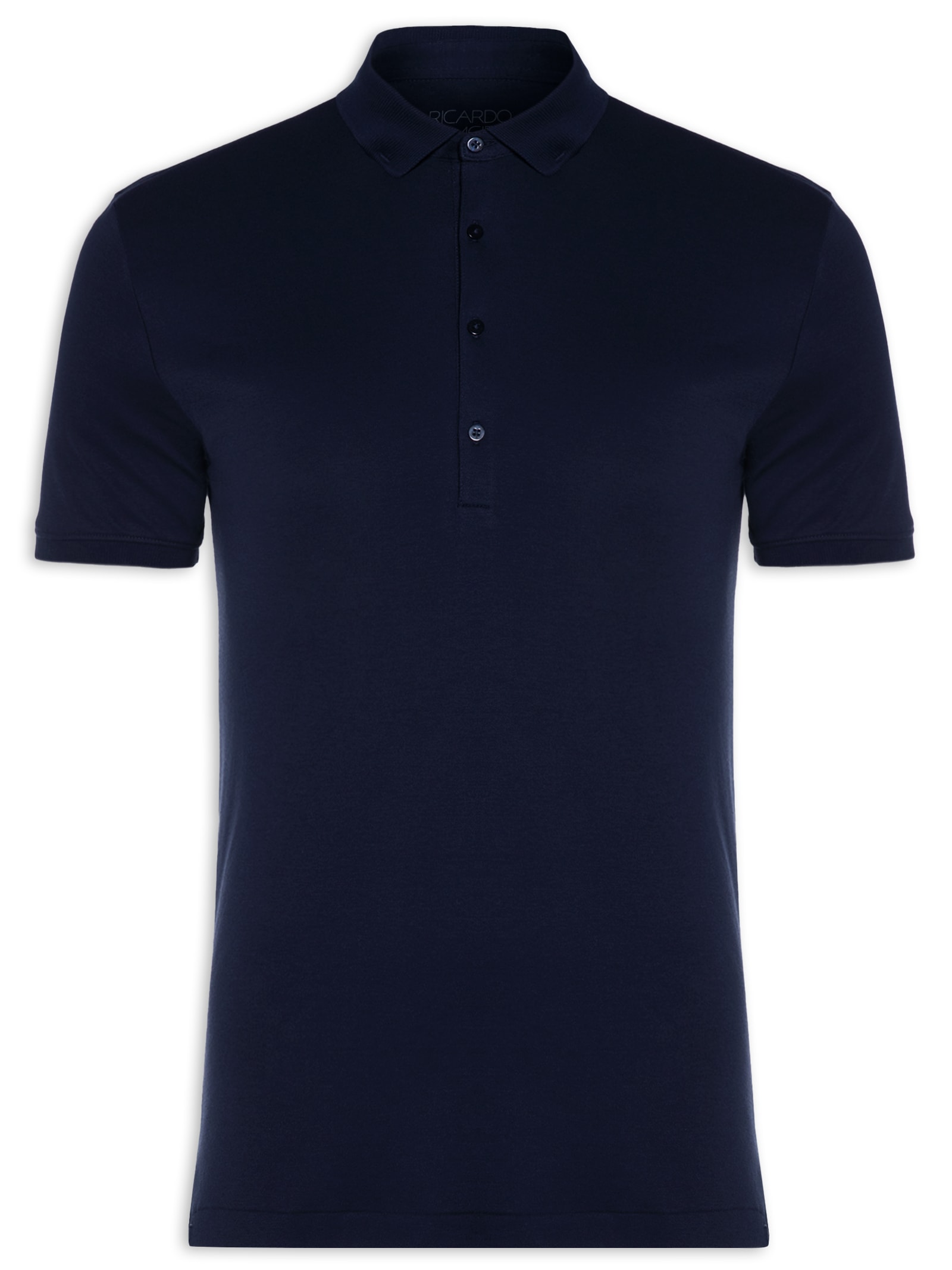 Polo Masculina Gola Travet Interlock Ne - Ricardo Almeida - Azul