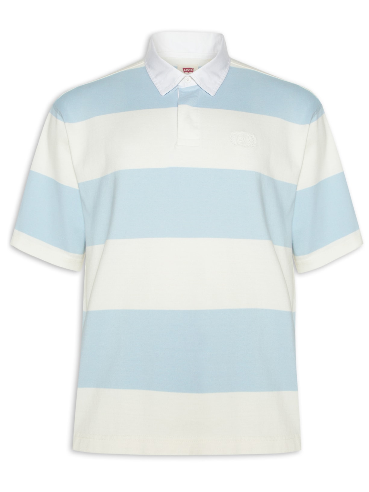 Polo Masculina Half Sleeve Field Rugby - Azul