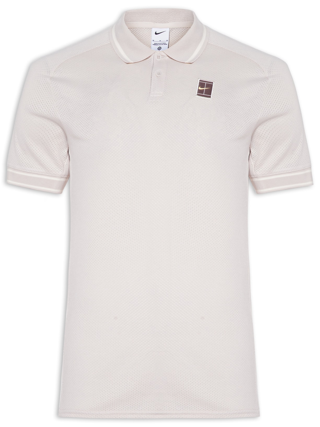 Polo Masculina Heritage - Bege