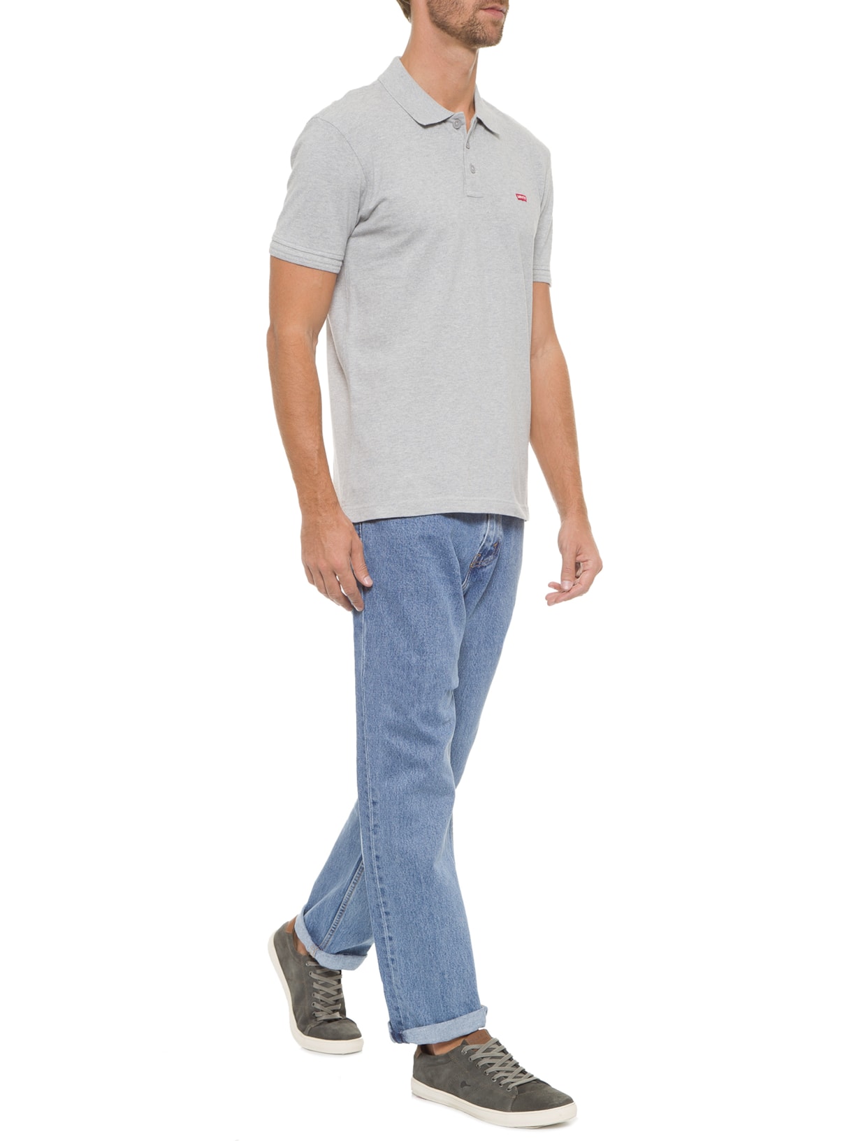 Polo Masculina Housemark Cinza Levi's