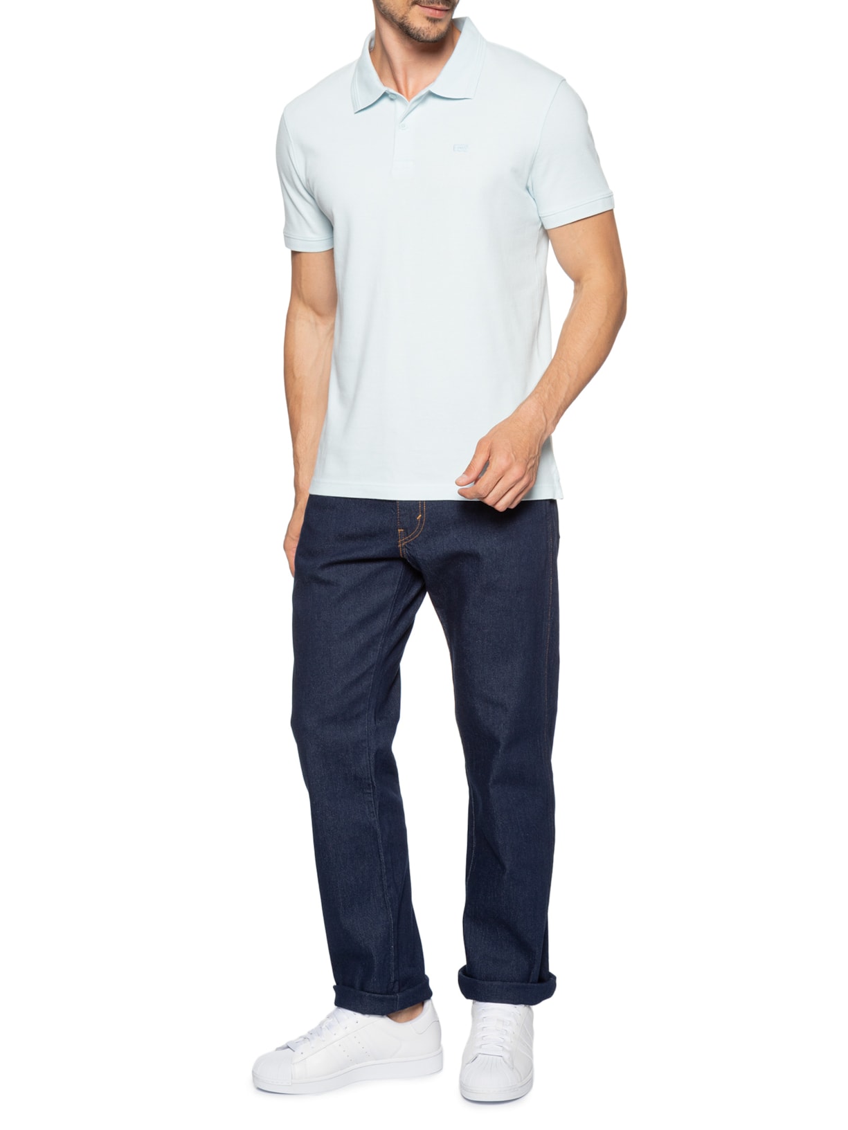 Polo Masculina Icon Azul Levi's