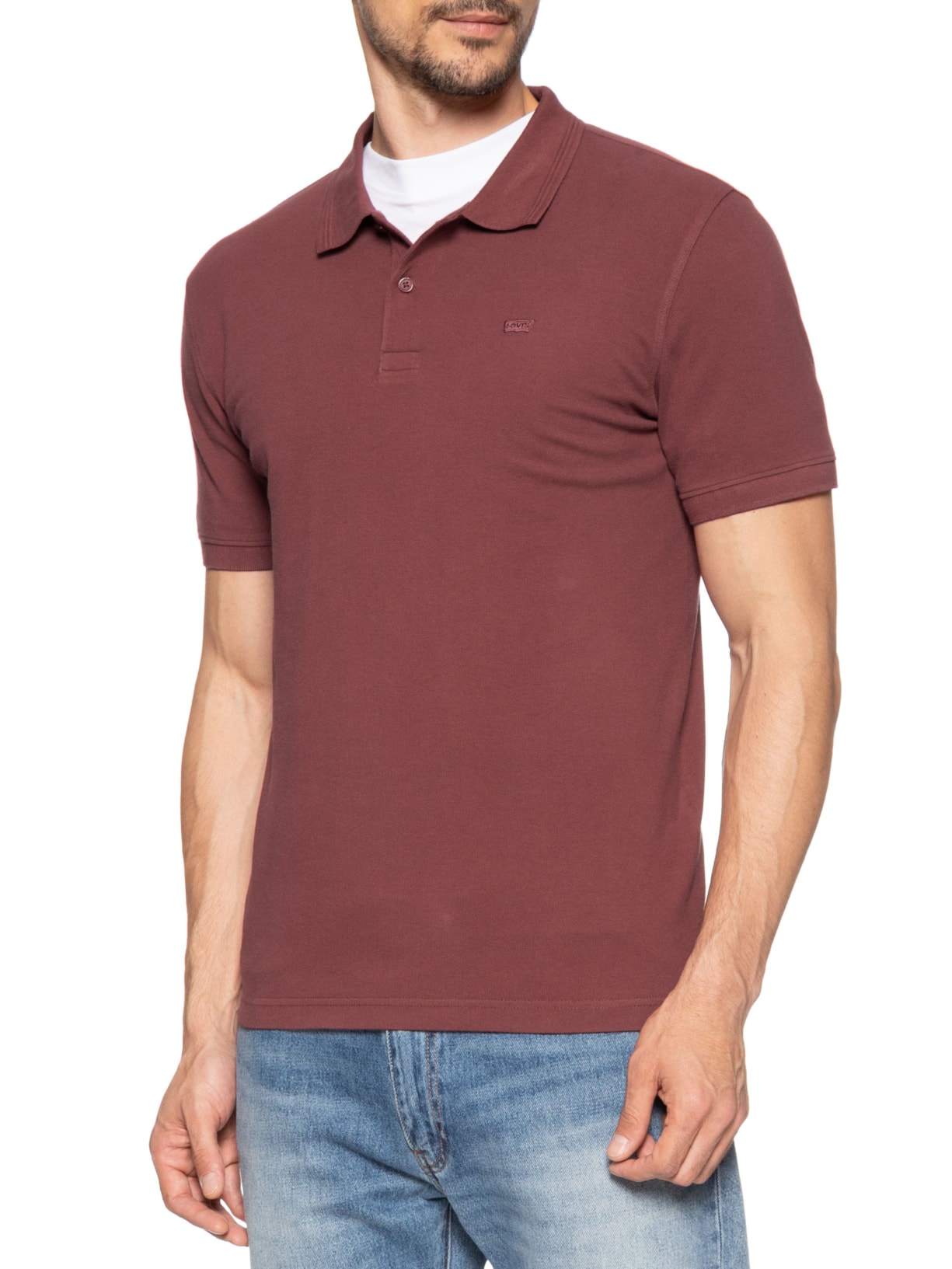 Polo Masculina Icon Vermelho Levi's