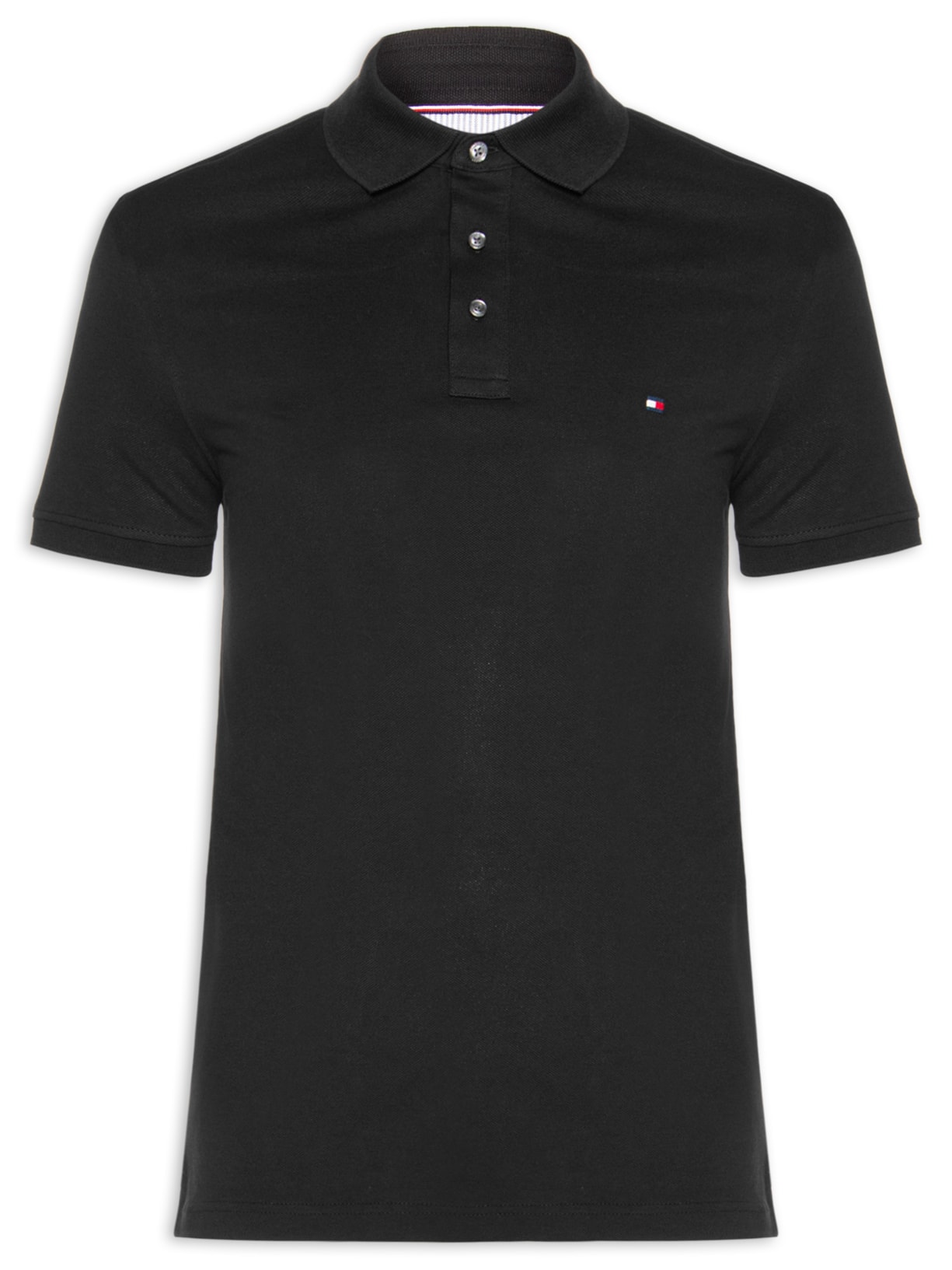 Polo Masculina Im 1985 Slim Fit - Preto