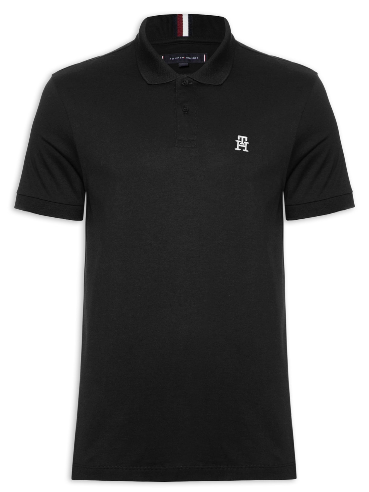 Polo Masculina Imd Interlock Reg - Preto