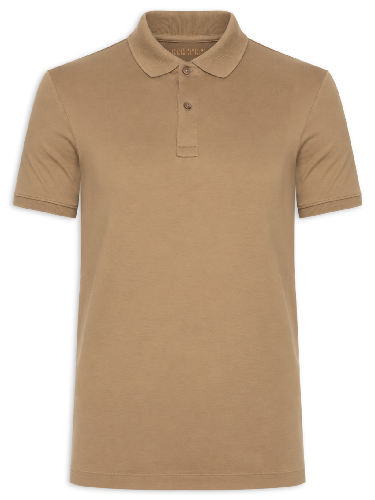 Polo Masculina Interlock 44/1 Em Algodão Pima Laranja Ricardo Almeida