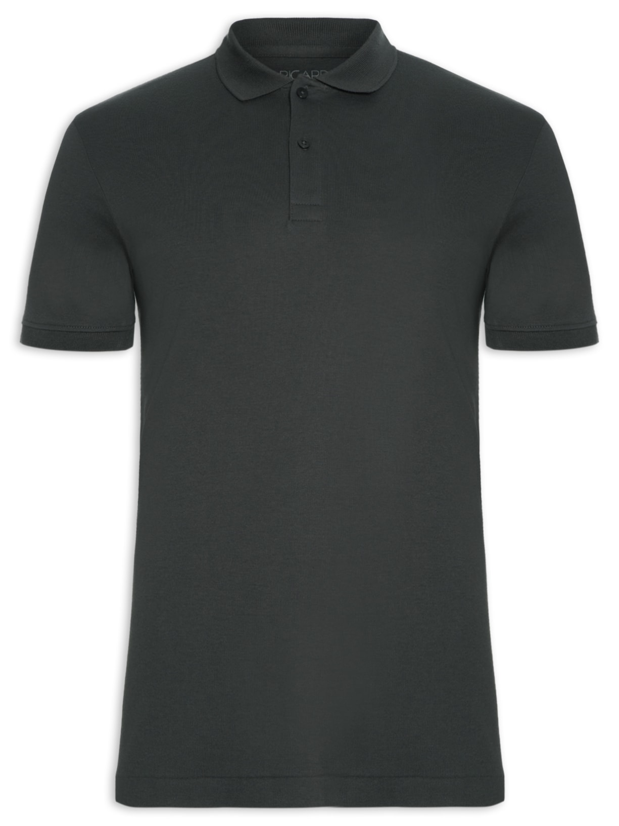 Polo Masculina Interlock em Algodão Pima Cinza Ricardo Almeida