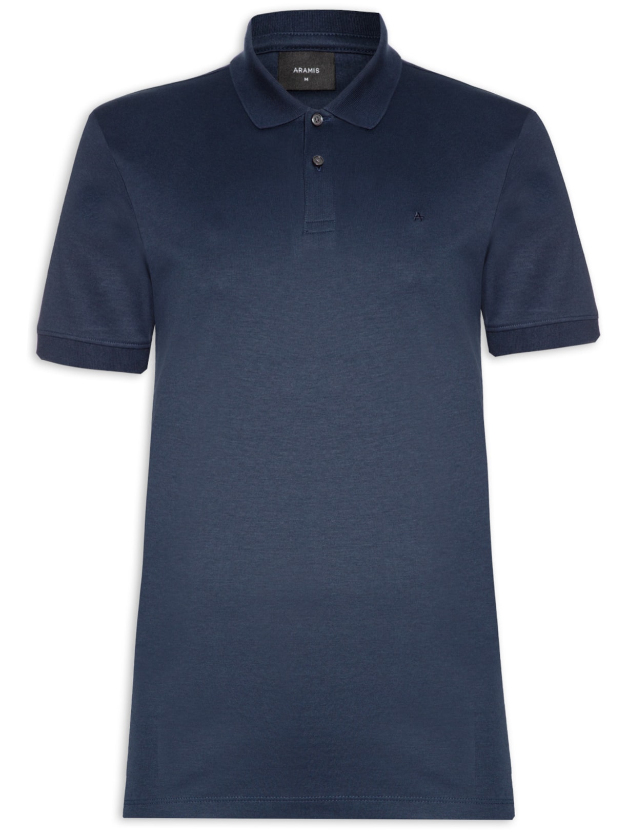 Polo Masculina Interlock Pima (PA) - Azul