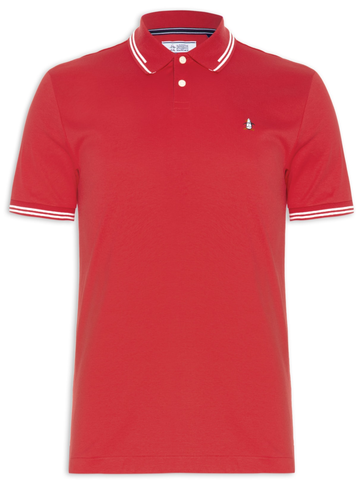 Polo Masculina Interlock - Vermelho