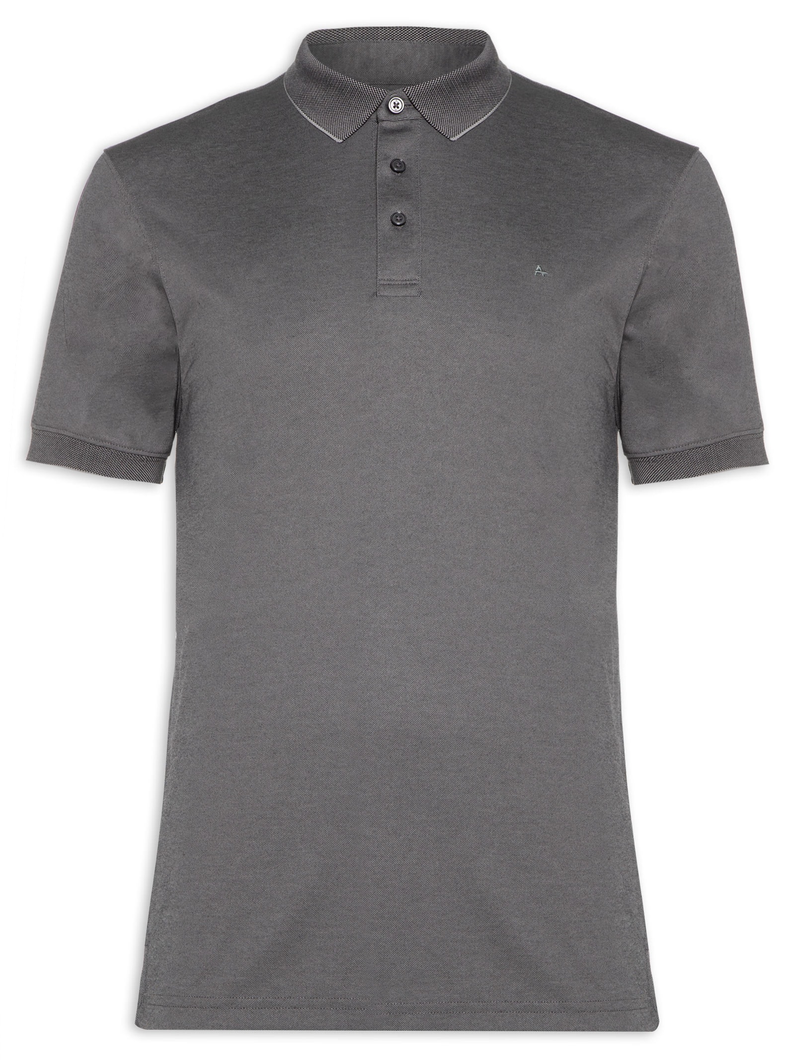 Polo Masculina Interlook Algodão Pima Tech - Aramis - Cinza