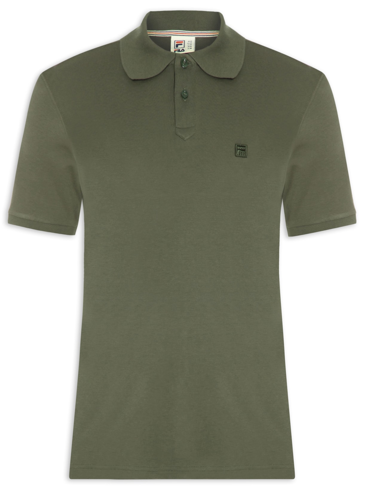 Polo Masculina Italian Fit Pima - Verde